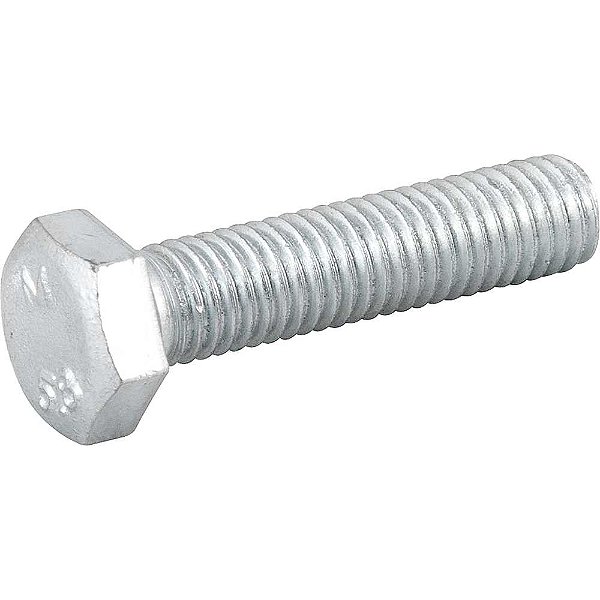 Parafuso sextavado zincado 8mm x 35mm MA rosca total caixa com 200 peças VONDER
