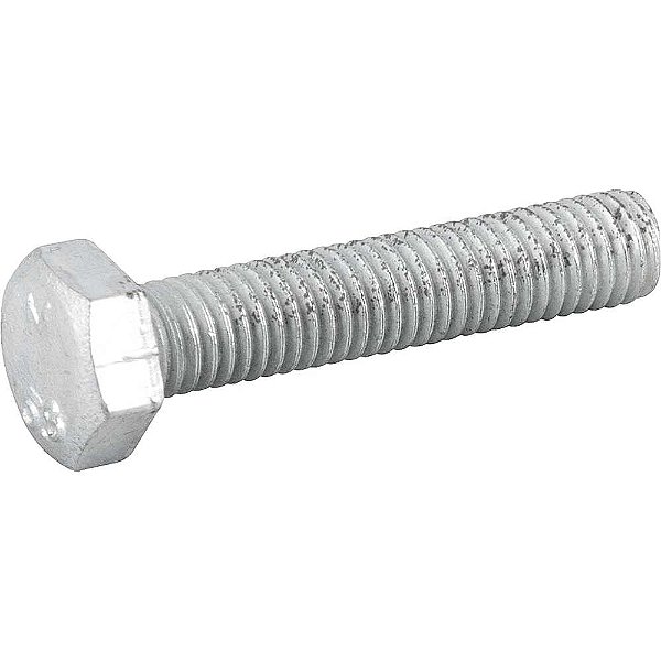 Parafuso sextavado zincado 8mm x 40mm MA rosca total caixa com 200 peças VONDER