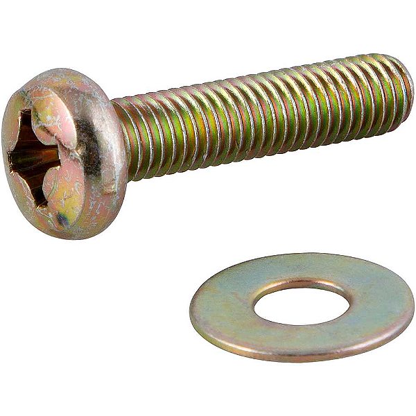 Parafuso com arruela para suporte de TV M8 x 35mm VONDER