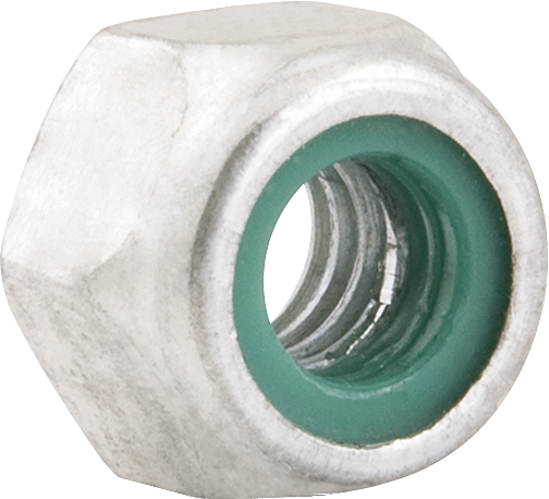 Porca autotravante sextavada 3/8" UNC alta zincada VONDER
