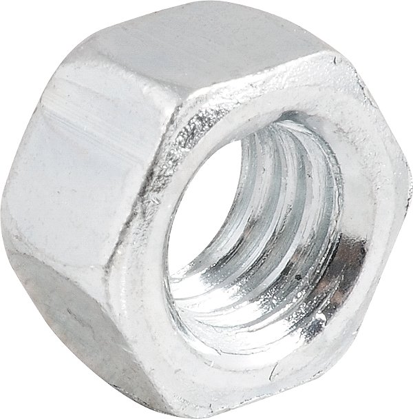 Porca sextavada 3/8" UNC zincada cartela com 10 peças VONDER