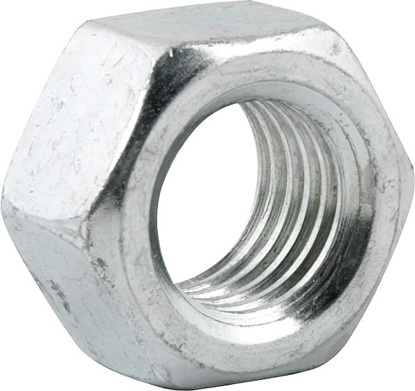 Porca sextavada 7/8" UNC zincada cartela com 2 peças VONDER