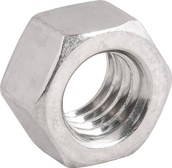 Porca sextavada inox UNC 3/8" VONDER