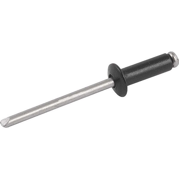 Rebite de repuxo 3,2mm x 8,0mm preto 308 caixa com 1.000 peças VONDER
