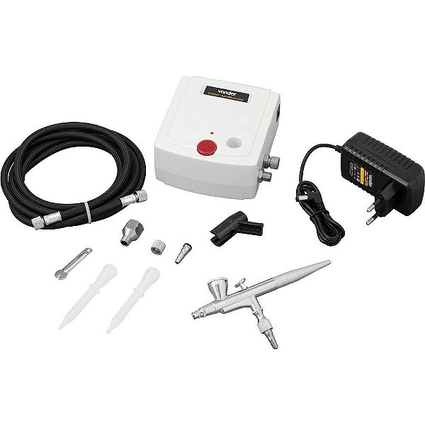 Aerógrafo com minicompressor VONDER