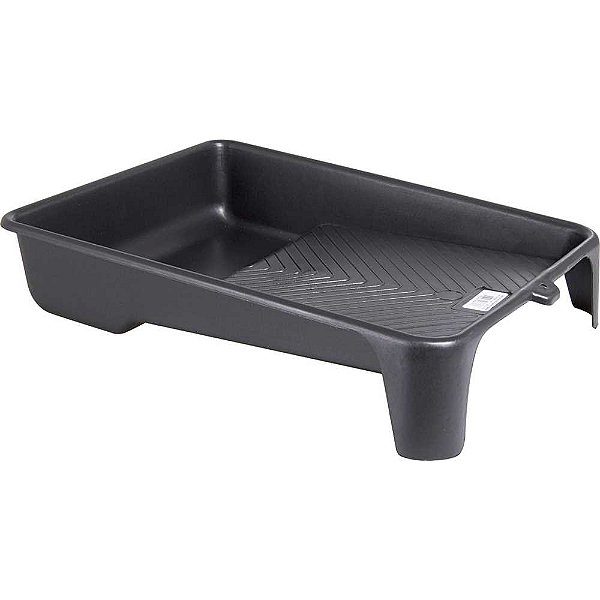 Bandeja plástica para pintura preta para rolos de 23,0cm VONDER - 12 unidades