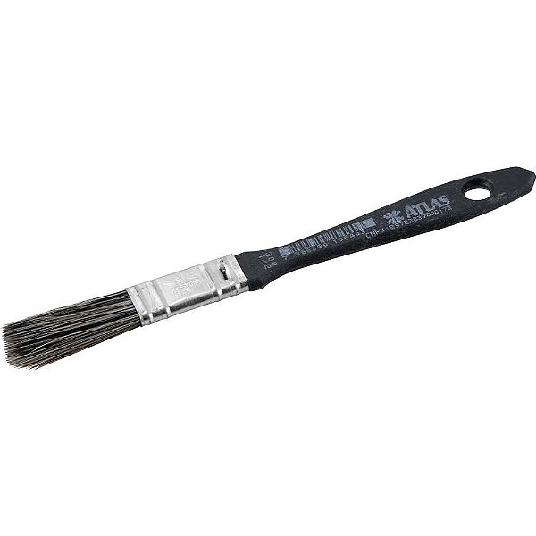 Pincel 1/2" com cerdas gris cabo preto Batalha 300/1 ATLAS