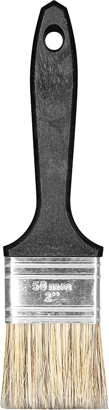 Pincel 2" com cerdas gris cabo preto Batalha 300/5 ATLAS