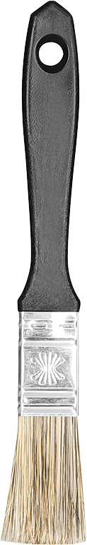 Pincel 3/4" com cerdas gris cabo preto Batalha 300/2 ATLAS