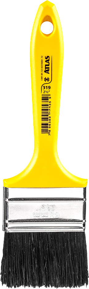 Pincel cerdas preta 2.1/2" médio 319/6 ATLAS