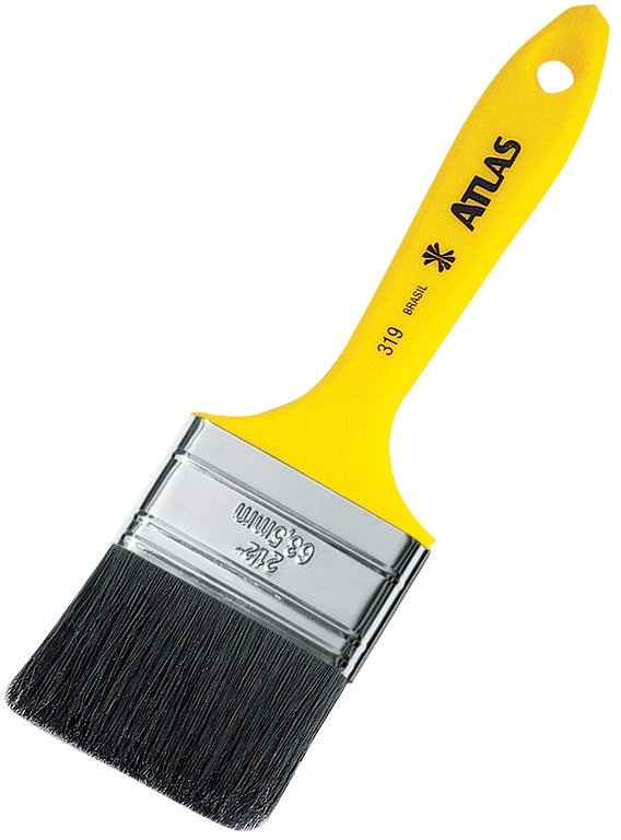 Pincel cerdas preta 4" médio 319/9 ATLAS