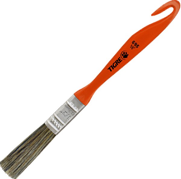 Pincel trincha média 1/2" cerda gris TIGRE