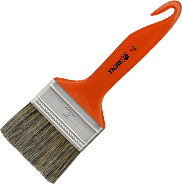 Pincel trincha média 3" cerda gris TIGRE
