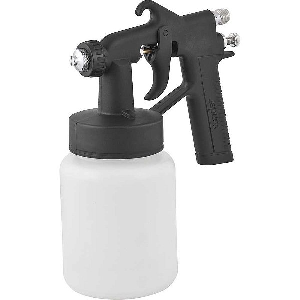 Pistola para pintura com caneca plástica ar direto PDV 90 VONDER - kit com 6 unidades