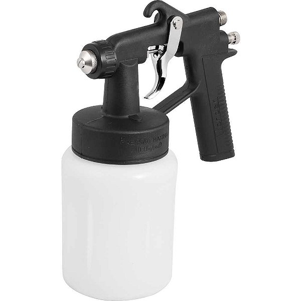 Pistola para pintura com caneca plástica ar direto PPV 90 VONDER