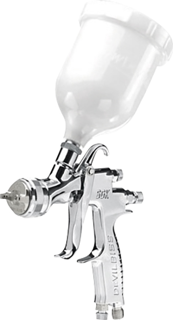 Pistola para pintura gravidade bico 2.0 HVLP/transtec automotiva SGK 600PR DEVILBISS