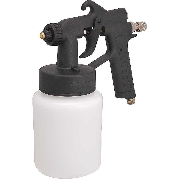 Pistola para pintura por sucção 1,2mm corpo plástico com caneca de nylon 650ml 90S ARPREX