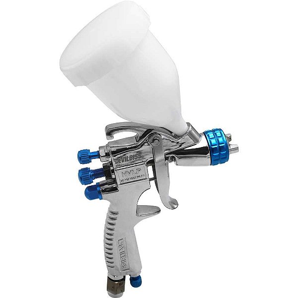 Pistola para pintura tipo gravidade 1,0mm caneca 125ml SLG-530RT DEVILBISS