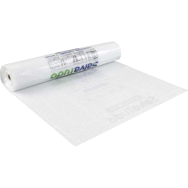 Protetor para piso plástico bolha com isomanta 25 m² (1,3m x 19,23 m) DPLASTIC