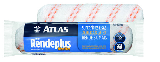 Rolo de microfibra para pintura 23cm sem suporte 327/23 ATLAS