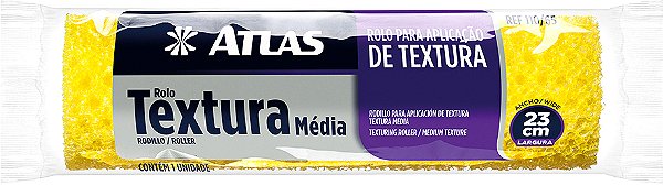 Rolo para textura 23cm acabamento médio 110/65 ATLAS