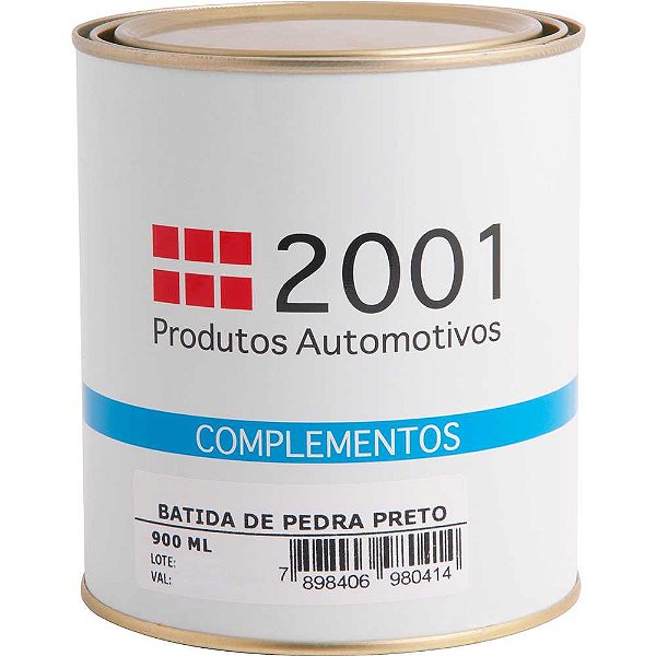 Revestimento batida de pedra 900ml preta 2001