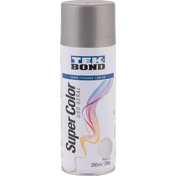 Tinta spray alumínio 350ml TEKBOND