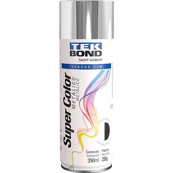 Tinta spray cromado metálico 350ml TEKBOND