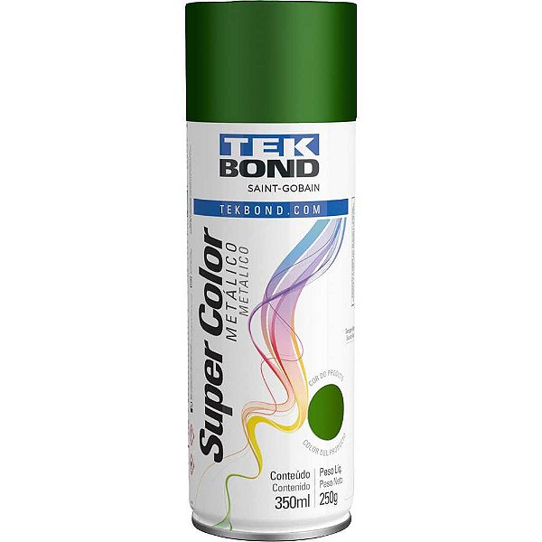 Tinta spray verde metálico 350ml TEKBOND