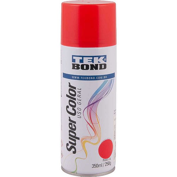 Tinta spray vermelho 350ml TEKBOND