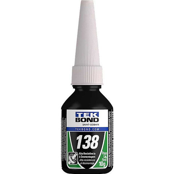 Adesivo anaeróbico para fixação 138 10g verde TEKBOND