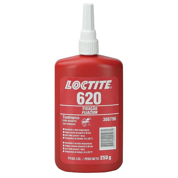 Adesivo anaeróbico para fixação 620 250g verde 388796 LOCTITE