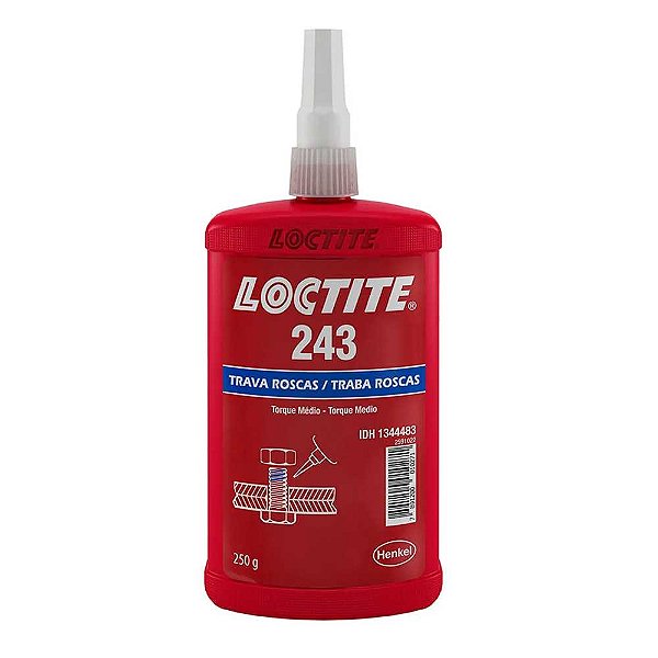 Adesivo anaeróbico para travamento de rosca 250g 243 LOCTITE
