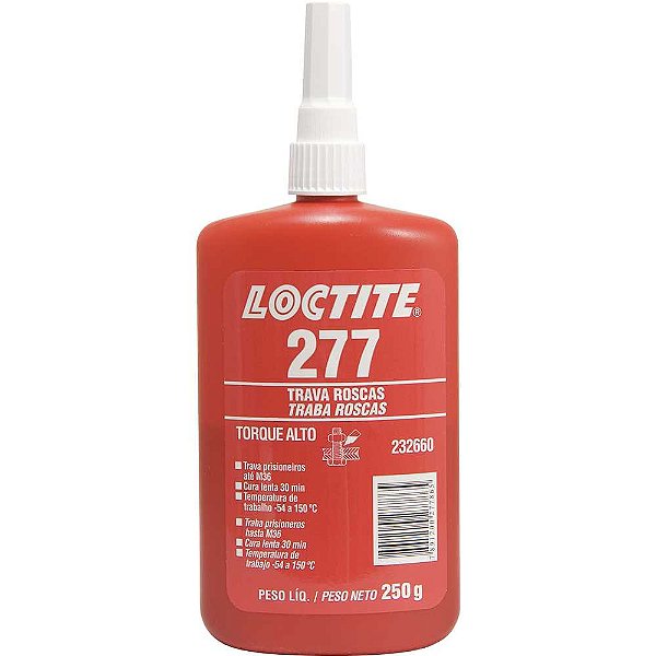 Adesivo anaeróbico para travamento de rosca 277 250g LOCTITE