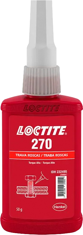 Adesivo anaeróbico para travamento de rosca 50g 270 LOCTITE