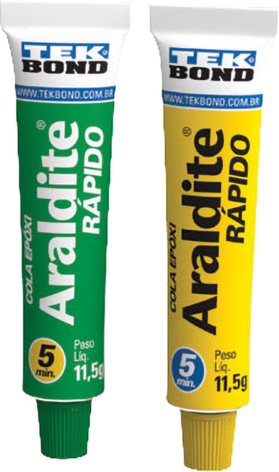 Adesivo araldite rápido 23g 10848501100 TEKBOND - 6 unidades