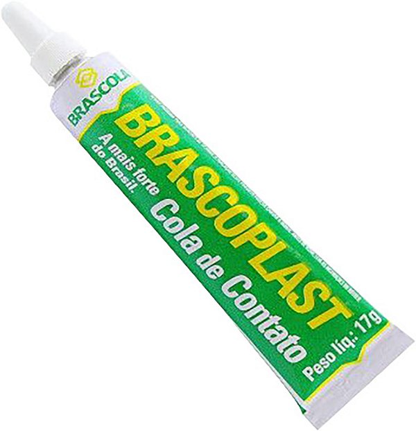 Adesivo de contato Brascoplast bisnaga com 17g BRASCOLA