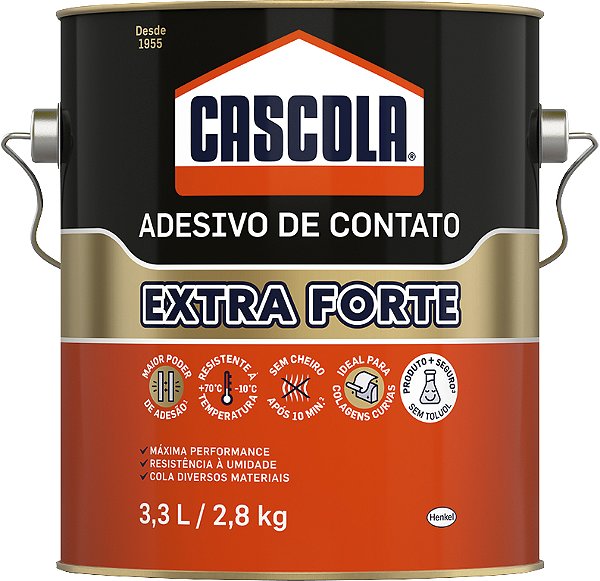 Adesivo de contato extra sem toluol 2,8kg CASCOLA