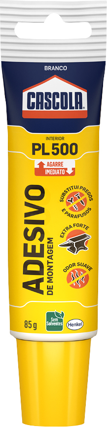 Adesivo de montagem (monta e fixa) 85g PL500 CASCOLA