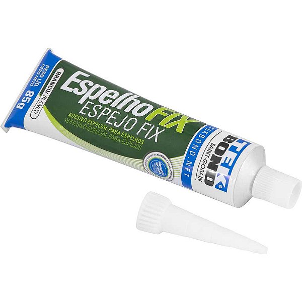 Adesivo para fixar espelho bisnaga com 85g branco ESPELHO FIX 22211008500 TEKBOND