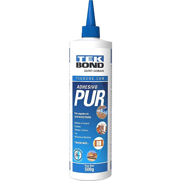 Adesivo para madeira 500g PUR 22241007500 TEKBOND