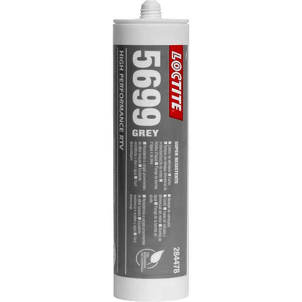 Borracha de silicone premium neutro 5699 cinza 400g LOCTITE