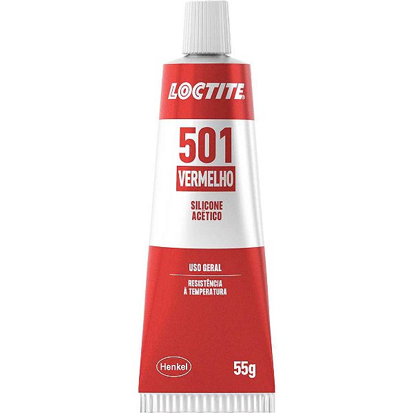 Borracha de silicone Superflex acético 501 vermelho 55g LOCTITE