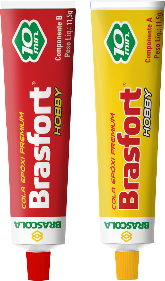 Adesivo Brasfort hobby bisnaga com 23g BRASCOLA