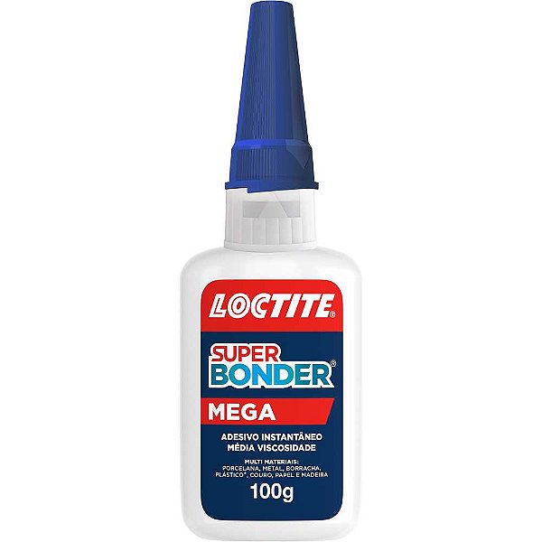 Adesivo instantâneo 100g transparente Super Bonder Mega LOCTITE