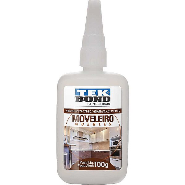 Adesivo instantâneo 100g moveleiro TEKBOND