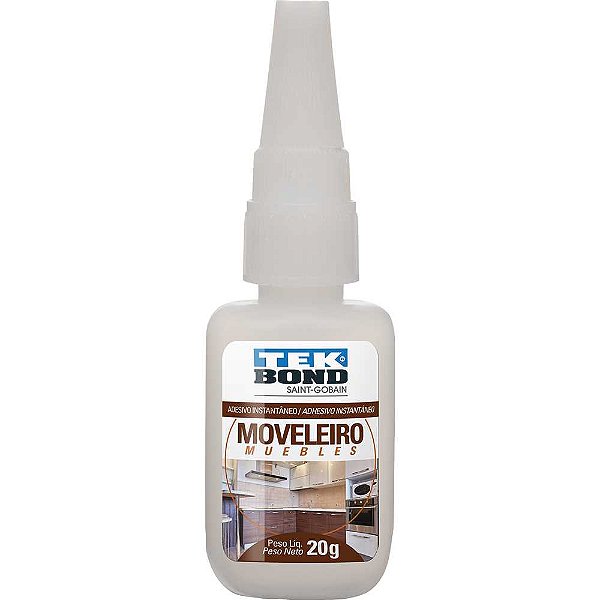 Adesivo instantâneo 20g moveleiro TEKBOND