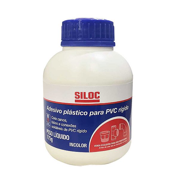 Adesivo para PVC 175g SILOC - 12 unidades