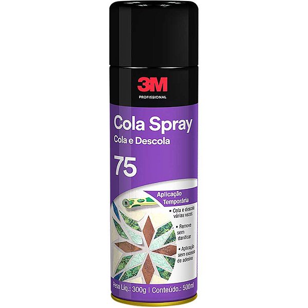 Adesivo spray 75 300g para cartazes 3M