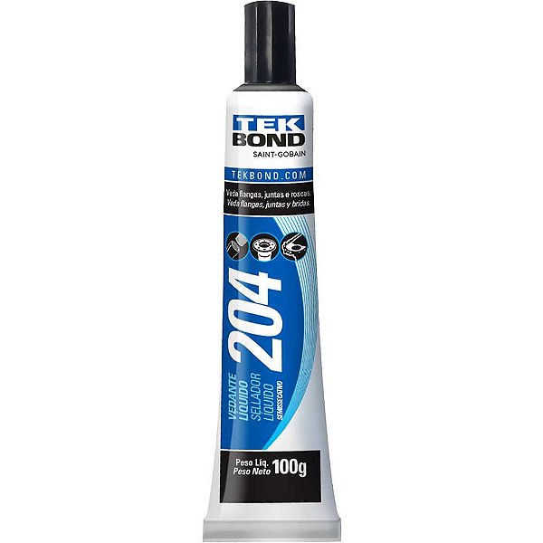 Veda roscas líquido 100g branco TK 204 TEK BOND